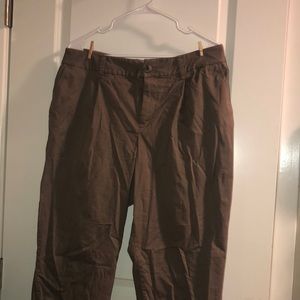 Brown cargo pants